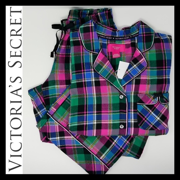 Victoria's Secret Other - VICTORIA'S SECRET The Flannel Pajama Set NWT.